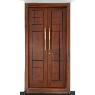 Designer teak wood double door for main entrance Hyderabad”