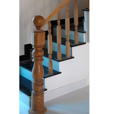 Teak wood pillar for hall and traditional home architecture
