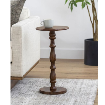 Teak wood pillar for hall and traditional home architecture