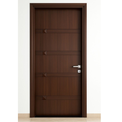 Solid teak wood single door design for home interiors Hyderabad