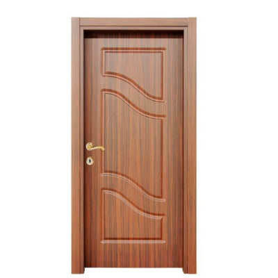 Premium teak wood single door with polished finish