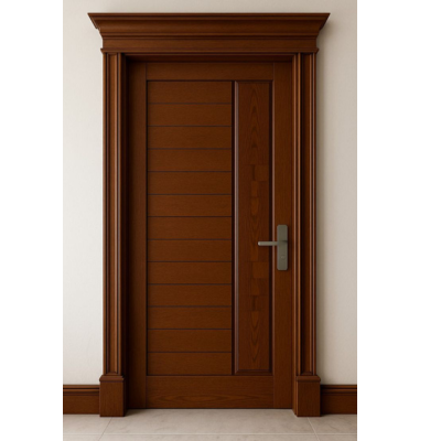 Teak wood single door for bedroom